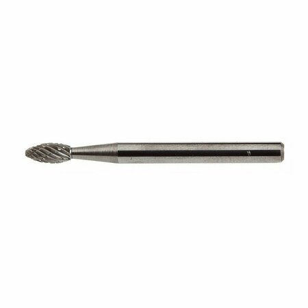 Forney Tungsten Carbide Burr, 1/8 in Tree Pointed SH-41 60137
